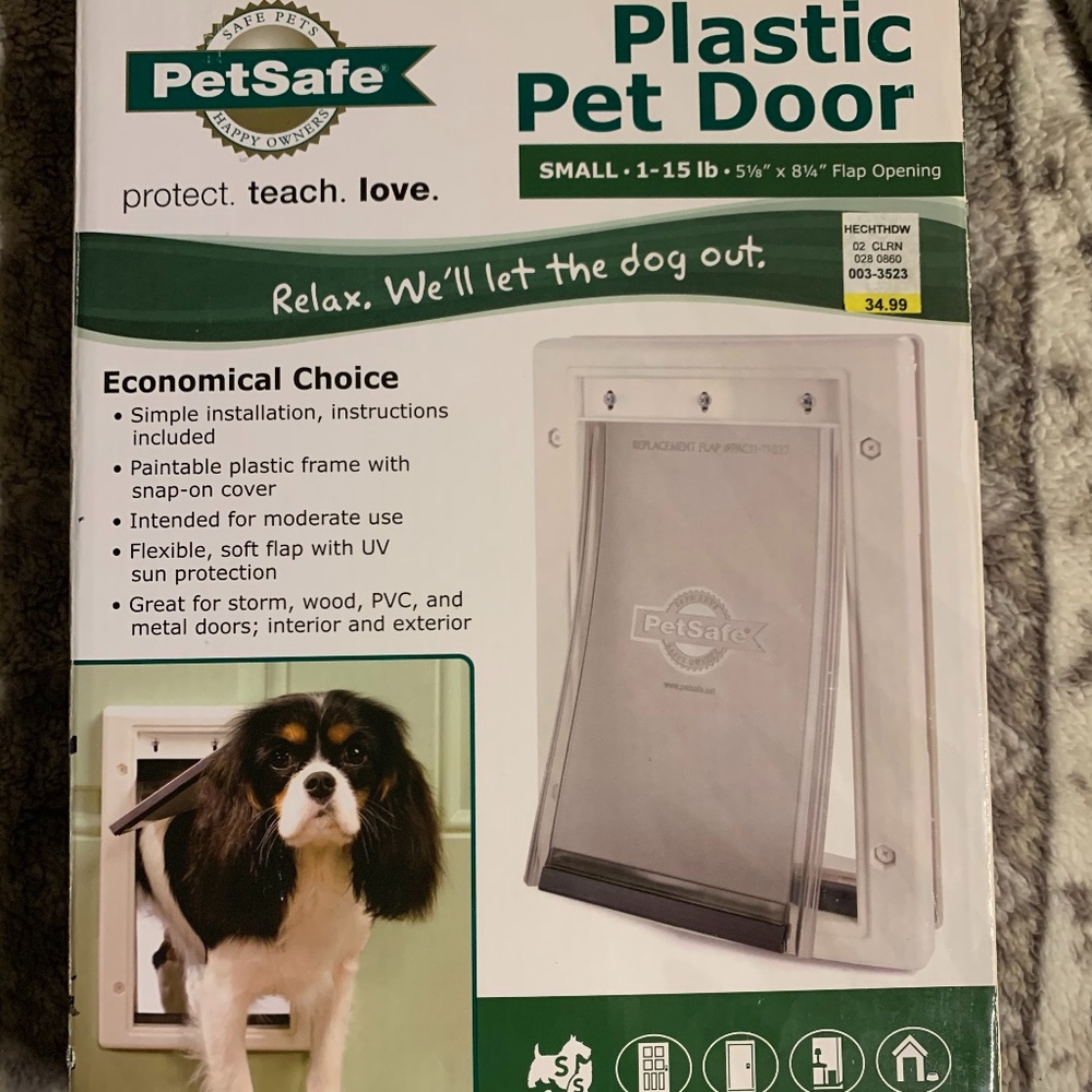 Plastic Pet Door (Dog or Cat)